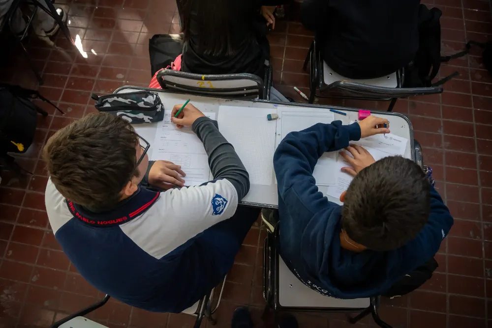 Escuela - alumnos - secundario