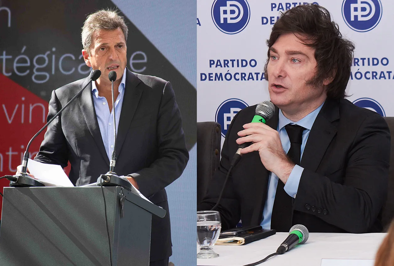 Massa-Milei. Fotos: Emilio Diumenjo