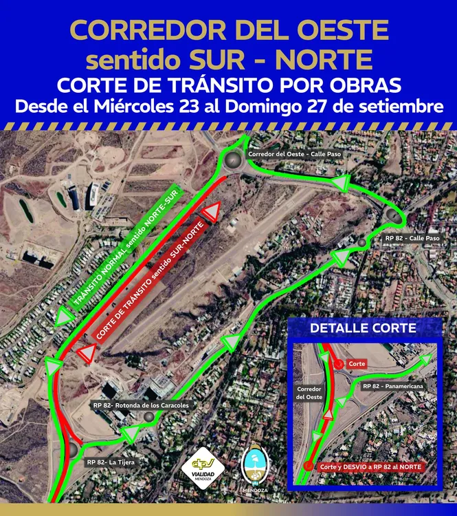 Corte de transito corredor oeste flyer 1