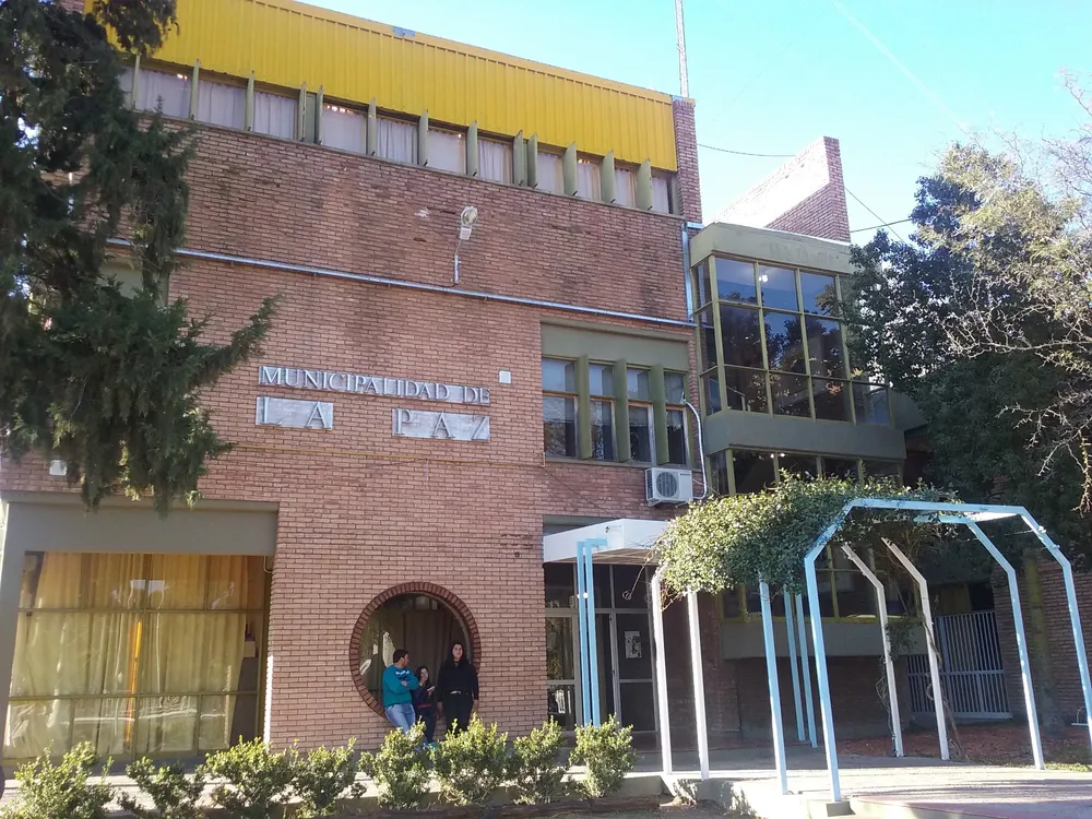 recepcion frente muni la paz