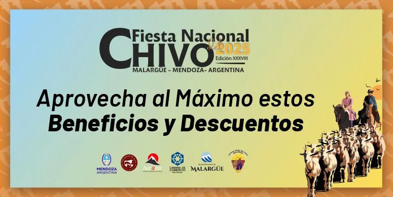 Malargüe entradas descuentos flyer