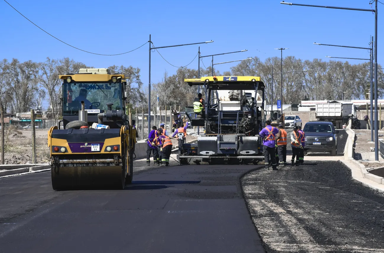 Guaymallén obra puente calle mitre 1