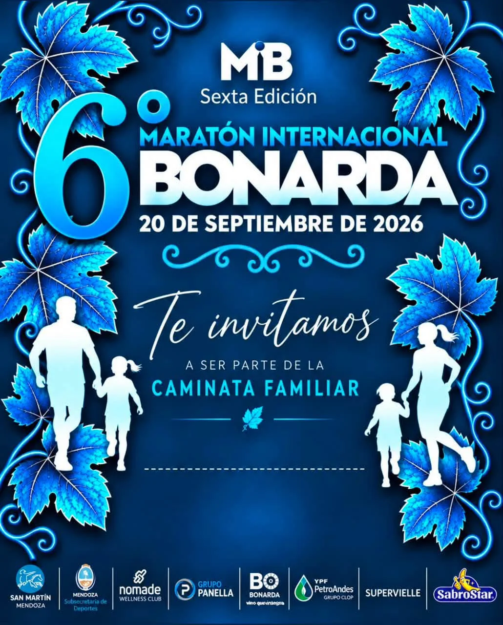 San Martín - Maratón bonarda flyer 2026 - 1